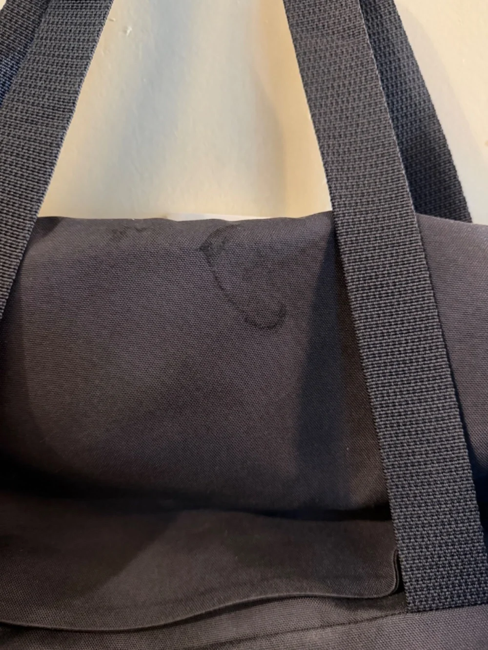 Lululemon Dark Gray Blue Gym Duffel Bag Weekender Travel Yoga Overnight Tote